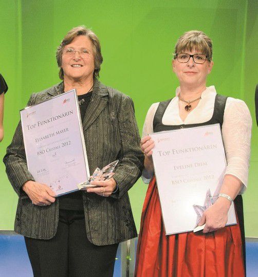 Die Funktionäre Elisabeth Mayer (l.) und Eveline Diem. Foto: BSO