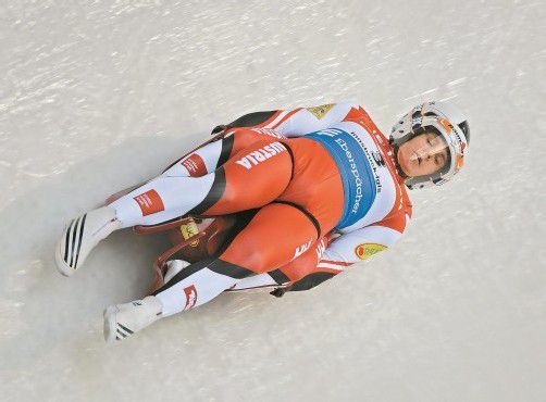 Die Junioren Thomas Steu und Lukas Koller duellierten sich in Igls mit den weltbesten Herren. Foto: apa