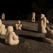 Mösch-Skulpturen im Kieswerk