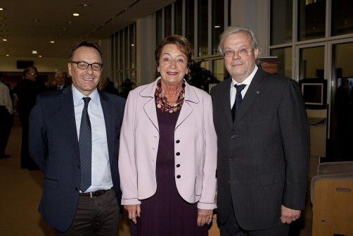 Die damalige Initiatorin und Alt-Ministerin Elisabeth Gehrer mit Gerhard Hagen (l.) und Christian Ferdinand Wehrschütz. Fotos: FRANC