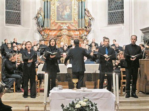 Ein Anziehungspunkt für das Publikum: Mozarts Totenmesse. Das wurde auch in Bildstein bewiesen.Foto: F. Jurmann