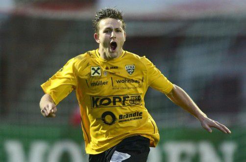 Erzielte in der 90. Minute den Siegtreffer für die Altacher Amateure gegen den FC Dornbirn: Offensivspieler Fabian Flatz. Foto: stiplovsek