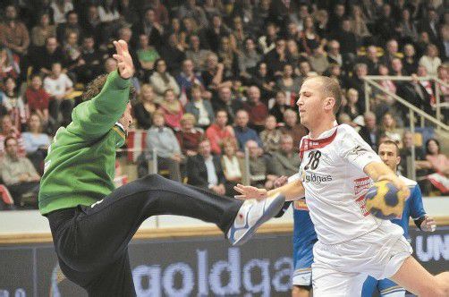 Flügelflitzer Robert Weber erzielte in seinem 100. A-Länderspiel sechs Treffer. Foto: apa