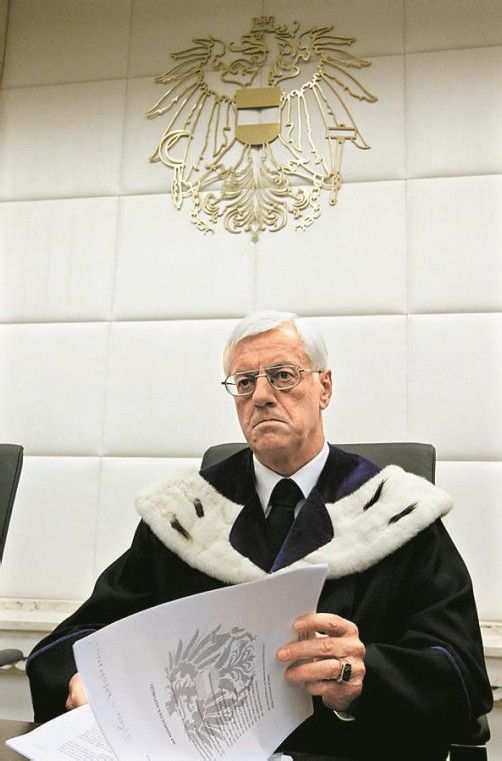 Höchstgerichtspräsident Gerhart Holzinger. Foto: DAPD