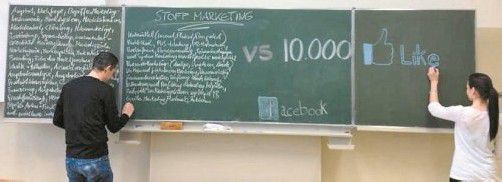 Lehrer stieg auf Facebook-Wette ein: Bei 10.000 Likes fällt die Prüfung aus. Foto: Facebook