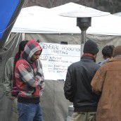 Asylwerber errichten „Protestcamp“