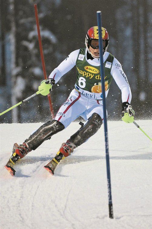 Rang zwei war für Marcel Hirscher im Levi-Slalom wie ein Sieg – bisher stand Platz 26 als bestes Resultat für den Weltcup-Titelverteidiger beim Saisonstart in Finnland zu Buche. Foto: apa