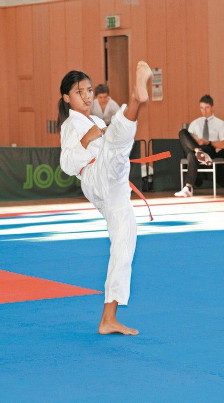 Srisamorn Loacker holte Gold bei den Kadettinnen. Foto: privat