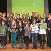 Daumen hoch für die VN-Klimaschutzpreisträger