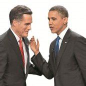 US-Präsidentenwahl Obama und Romney zittern /A2, 3