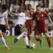 Ribéry und Co. im Achtelfinale Bayern reichte ein 1:1 in Valencia /C1