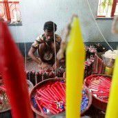 Kerzen für das indische Lichterfest