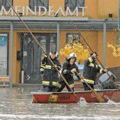 Jahrhunderthochwasser in Kärnten: Lavamünd überflutet
