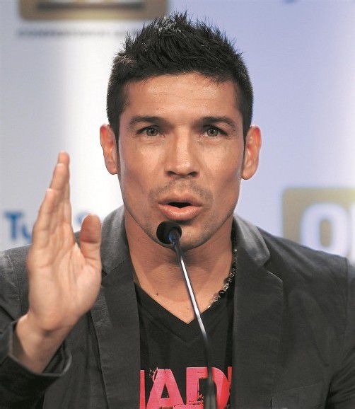 Besser als Superkicker Messi: Sergio Martinez. Foto: ap
