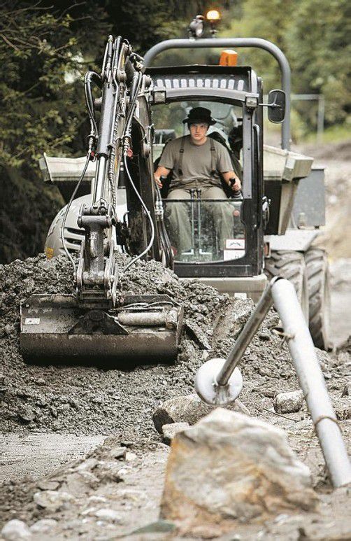 Bundesheer im Einsatz nach einem Hochwasser. Foto: APA