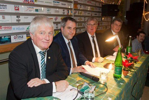 Der Austria-Vorstand (v. l.): Rainer Bösch, Christian Ortner, Hubert Nagel und Edi Riedmann. Fotos: Hartinger/6