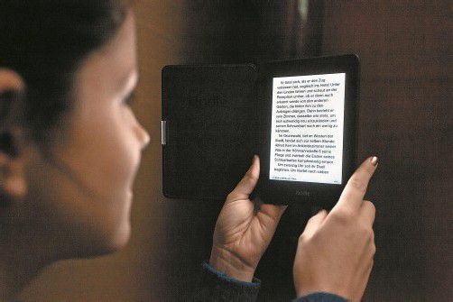Die unregelmäßige Ausleuchtung am unteren Rand sorgt für Unmut bei Paperwhite-Besitzern. Foto: VN/Steurer