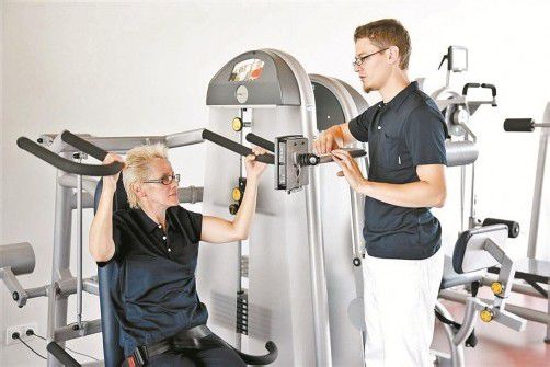 Ein hochmoderner Gerätepark unterstützt die Rehabilitationsbemühungen. Fotos: Reha-klinik