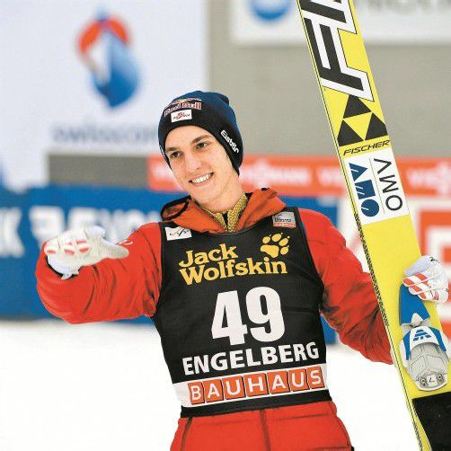 Gewann die Generalprobe in Engelberg und ist Tournee-Titelverteidiger: Gregor Schlierenzauer. Foto: ap