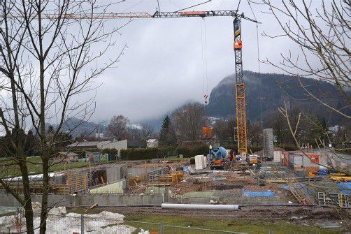 Größter Investitionsbrocken: der Feuerwehrhaus-Neubau im Moos. Foto: VER