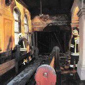 Brandstiftung in drei Kirchen