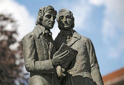 Jacob (1785–1863) und Wilhelm (1786 –1859) Grimm sind auch als Sprachforscher berühmt. Foto: dpad