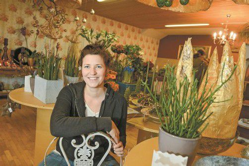 Martina Köb verkauft seit 2008 Blumenarrangements und Dekor nach ihren eigenen Ideen. Foto: vn/stiplovsek