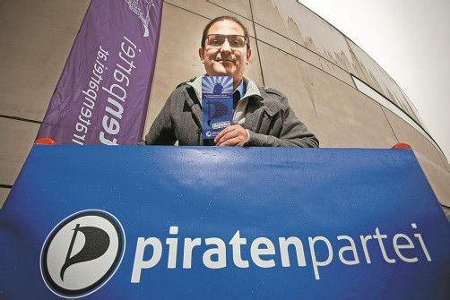 Serdal Stern ist einer von drei Vorständen der Vorarlberger Piratenpartei und seit Mai 2012 Mitglied. VN /Steurer