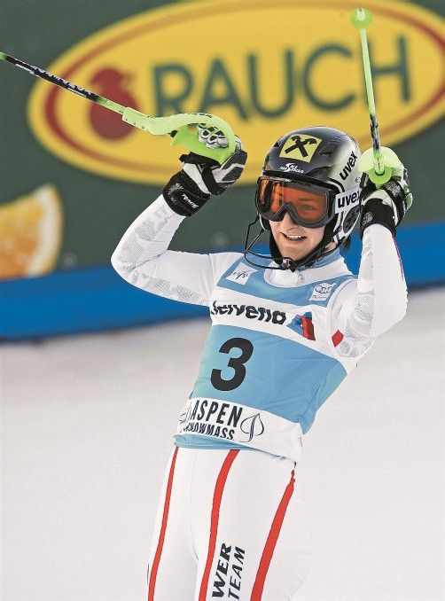 Will das Slalom-Hoch prolongieren: Kathrin Zettel. Foto: ap