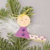 Bastelspass im Advent. Teil 9: Ein Engel als Christbaumschmuck