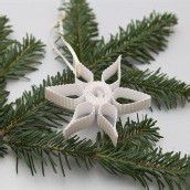 Bastelspass im Advent. Teil 17: Eine Eisblume für den Christbaum