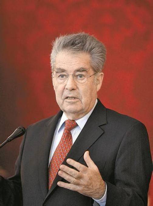 Bundespräsident Heinz Fischer setzt auf Darabos. Foto: APA
