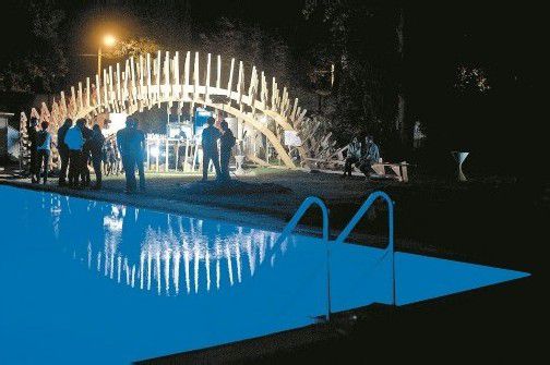 Das letzte Siegerprojekt für die Poolbar bzw. Pratersauna in Wien, den „Pratersaurus“, schuf Lisa Höck. Foto: Poolbar