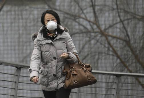 Die Feinstaubbelastung in der Luft lag beim Zehnfachen des von der Weltgesundheitsorganisation (WHO) empfohlenen Grenzwertes. Foto: epa