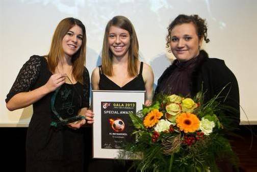 Die Frauen-Mannschaft von RW Rankweil wurde für ihre Erfolge in der jüngsten Vergangenheit seitens des VFV mit einem Special Award geehrt.
