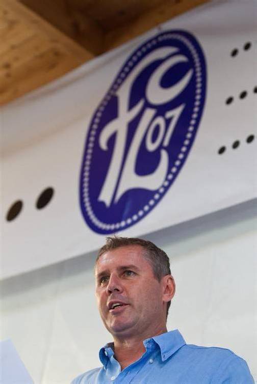 Trotz Insolvenz und möglichem Strafverfahren kämpft FCL-Präsident Mag. Dieter Sperger um das Überleben des Vereins. Foto: Hartinger