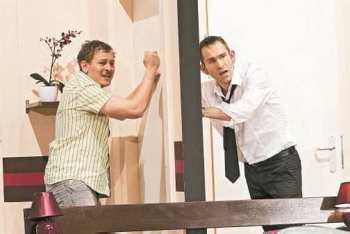 Johannes Rhomberg und Hajo Förster in „Die Nervensäge“.
