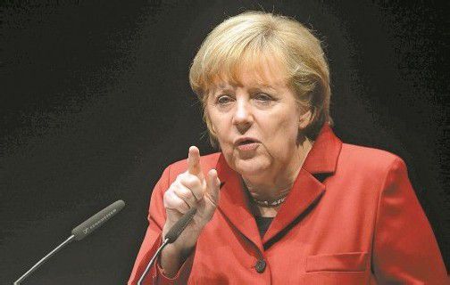 Kanzlerin Angela Merkel warnt vor Siegessicherheit. Foto: AP