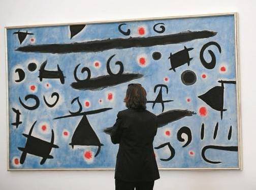 Miró gilt als Wegbereiter des ab­strakten Expressionismus. Foto: AP