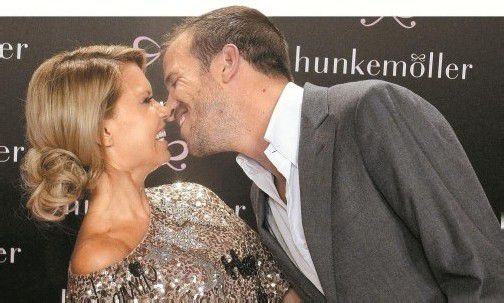 Noch vor wenigen Wochen mimten Sylvie und Rafael auf dem roten Teppich das verliebte Ehepaar. Foto: EPA