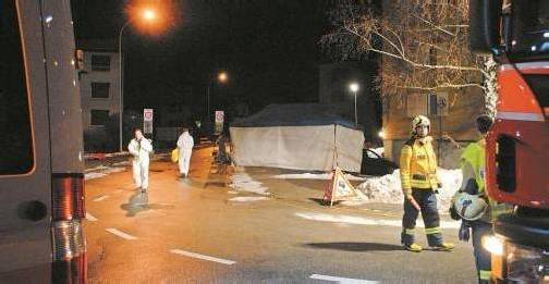 Polizei und Rettungskräfte waren innerhalb kürzester Zeit am Tatort. Foto: samuel tanner