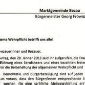 Umstrittene Werbung für die Wehrpflicht