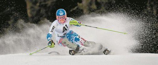 Veronika Velez Zuzulova zeigte im Slalom mit zwei Siegen in Serie auf – die Slowakin will sich in Zagreb die „Snow Queen Trophy“ sichern. Foto: apa