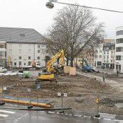 Kornmarktplatz präsentiert sich derzeit „nackt“