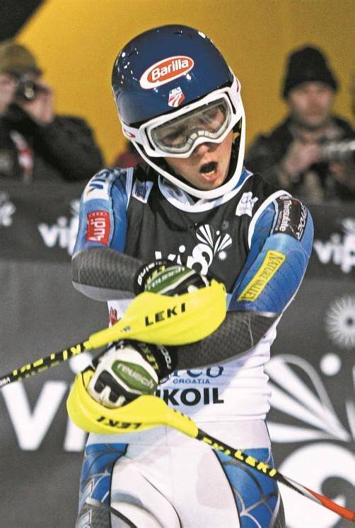 Auch in der Abfahrt ein Talent: Mikaela Shiffrin. Foto: gepa