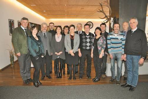 Bei der Jubilarehrung gab es neun Dienstjubilare, und sechs Mitarbeiter wurden in den Ruhestand verabschiedet. Foto: Stadt Bludenz