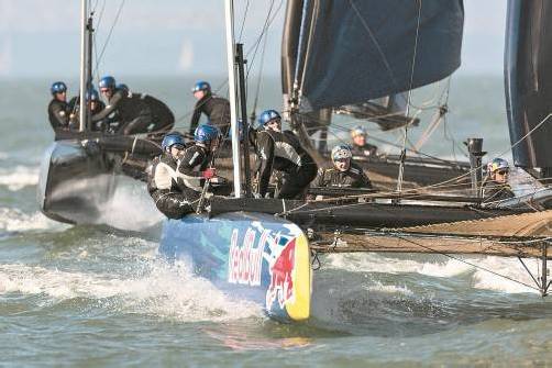 Beim Red Bull Youth America’s Cup sind nur Segler von 19 bis 24 Jahren teilnahmeberechtigt. Alle Fotos: Red Bull Content Pool/Gilles Martin-Raget