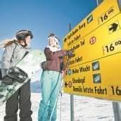 Der Bluff mit Pistenkilometern