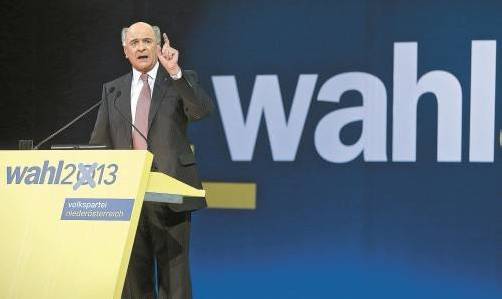 Der niederösterreichische Landeshauptmann Erwin Pröll hat gute Chancen, die absolute Mehrheit der ÖVP bei der Landtagswahl am 3. März zu halten. Foto: APA