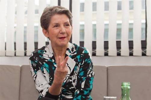 Die Nationalratspräsidentin diskutiert heute mit Bürgern. Foto: VN/PS